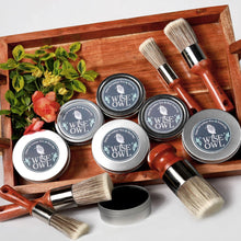 Load image into Gallery viewer, Wise Owl Furniture Wax with Brushes