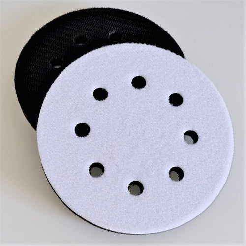 Flax Store Foam Sanding Interface Pad for Orbital Sander - 125mm/8-Hole