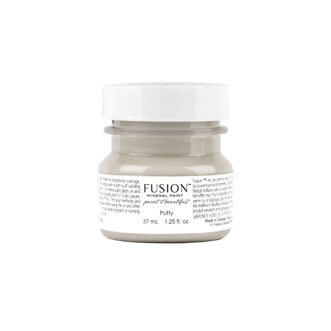Putty 37ml tester Fusion Mineral Paint Flax Store