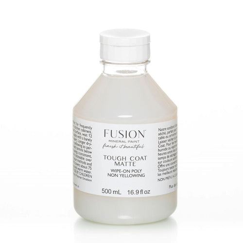 Fusion Mineral Paint Matt / 500 ml Clear Tough Coat Wipe-On Poly (Gloss or Matt)