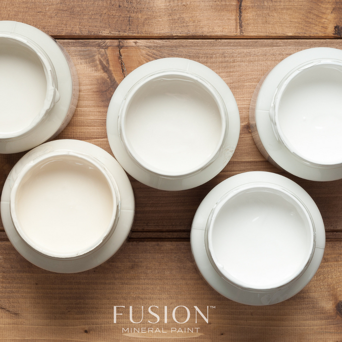 Choosing from the Fusion Mineral Paint Whites