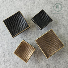 Load image into Gallery viewer, High quality brass square cabinet pulls black and golden brass
