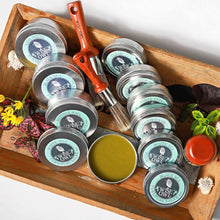 Load image into Gallery viewer, Tray of Wise Owl Furniture Salve
