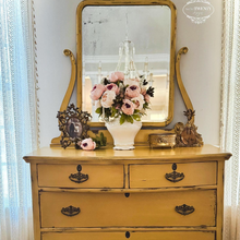 Load image into Gallery viewer, Furniture painted in Wise Owl Paint Goldenrod by Twelve Twenty Design
