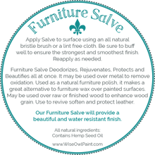 Load image into Gallery viewer, Wise Owl Furniture Salve Label
