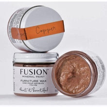 Load image into Gallery viewer, Fusion Mineral Paint Copper / 50g Furniture Wax (8 colours)

