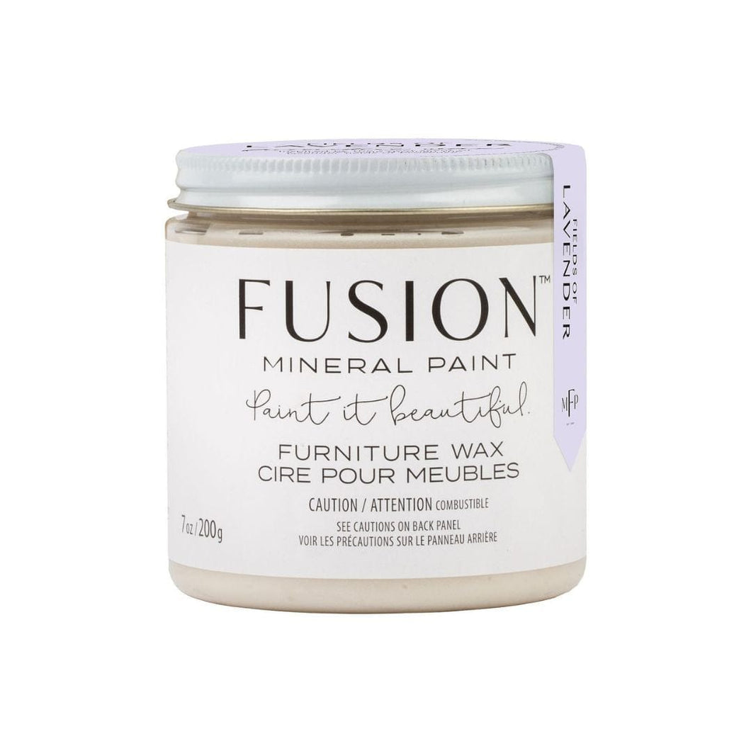 Fusion Mineral Paint Clear - Fields of Lavender Furniture Wax - Scented (2 scents)
