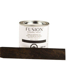 Load image into Gallery viewer, Fusion Mineral Paint Ebony Stain &amp; Finishing Oil (6 colours)
