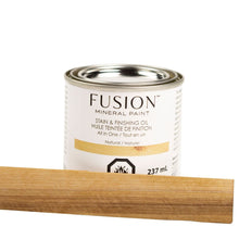 Load image into Gallery viewer, Fusion Mineral Paint Natural (Clear) Stain &amp; Finishing Oil (6 colours)

