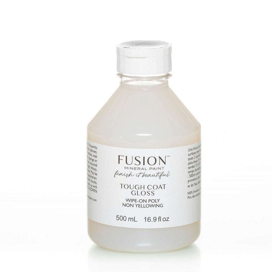 Fusion Mineral Paint Gloss / 500 ml Clear Tough Coat Wipe-On Poly (Gloss or Matt)